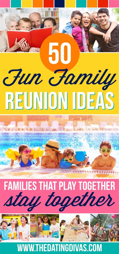 50 Unique Family Reunion Activities