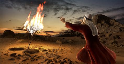 Moses and the Burning Bush Bible Story and Lessons