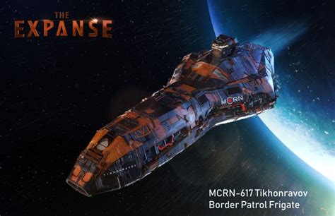 an image of a sci - fi ship in space with the caption, the expanse