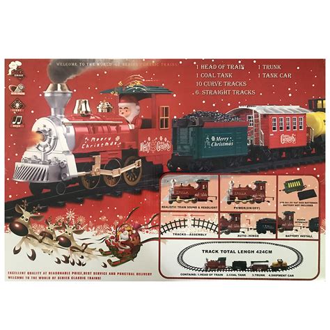 Buy Christmas Train Set with light, smoke & music in Australia | Real ...