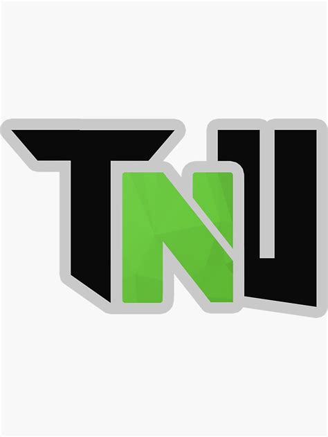 "TNU Logo" Sticker for Sale by Nuclearpigeons | Redbubble