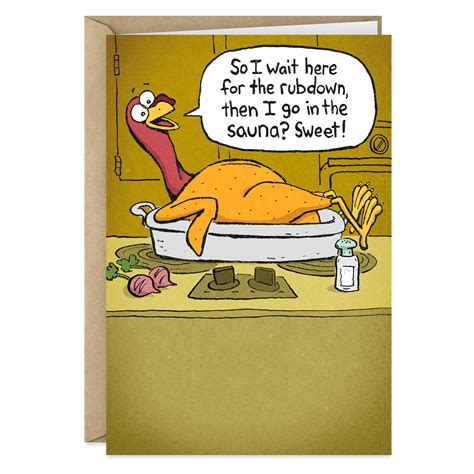 Turkey in a Pan Funny Thanksgiving Card - Greeting Cards - Hallmark