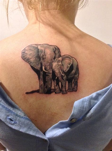 Two Elephants Tattoo