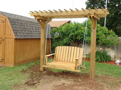 Woodwork Pergola Swing Plans PDF Plans | Pergola, Pergola swing ...