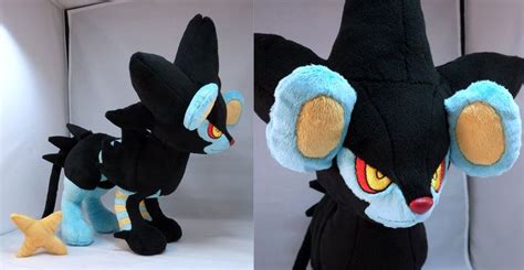 Luxray Plush by makeshiftwings30 | Plushie patterns, Animal sewing ...