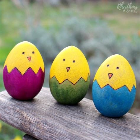 Easter Chick Wood Egg Craft Pictures, Photos, and Images for Facebook ...