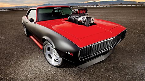 Classic Car Classic LSX Supercharger Chevrolet Camaro HD wallpaper ...