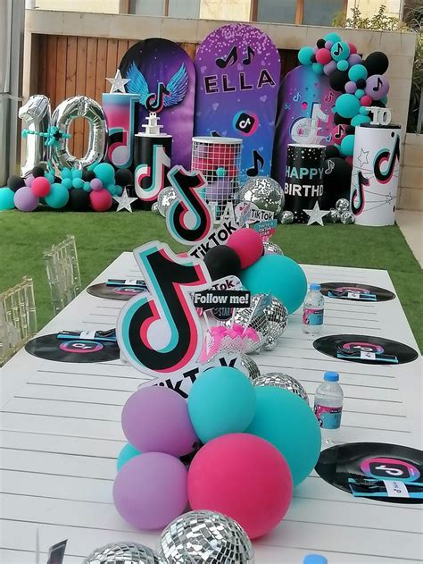 tik tok birthday theme in 2021 | Ballet birthday party, Party themes ...