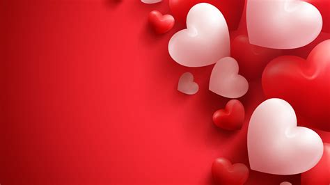 red and white heart wallpaper Valentine's Day love image #heart #4k #4K ...