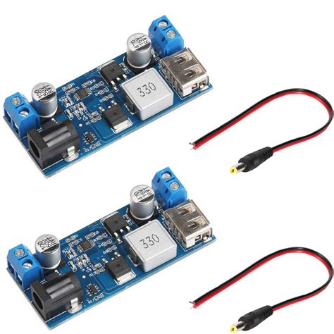 DAOKI 2Pcs 12v to 5v 5A Converter Step-Down Power Supply 24V / 12V to ...