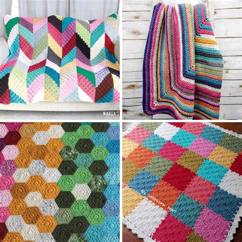 12 Best Crochet Scrap Blanket Patterns - Maria's Blue Crayon