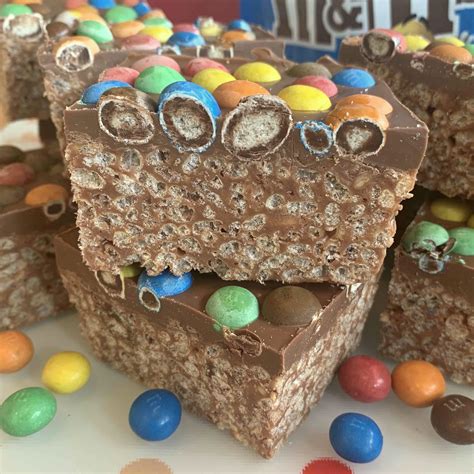 Crispy M&M Krispie Treats