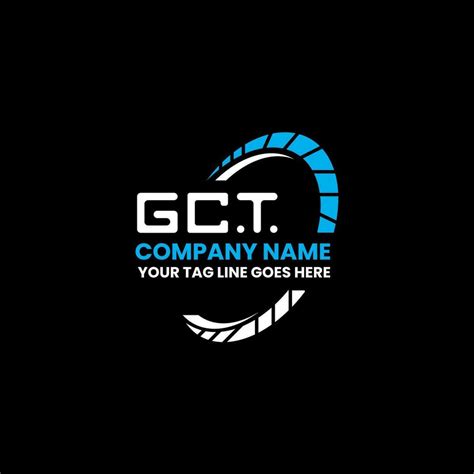 GCT letter logo creative design with vector graphic, GCT simple and ...