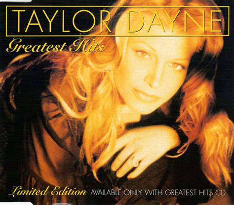 Taylor Dayne – Greatest Hits (1996, CD) - Discogs