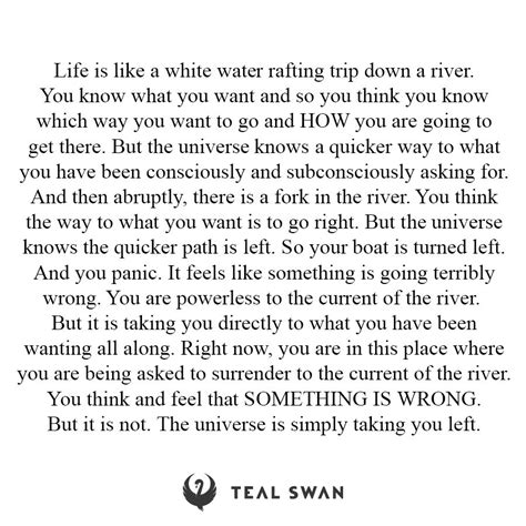 Rafting Trip - Quotes - Teal Swan