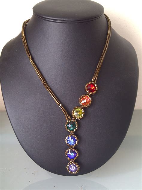 DamnedHalo's Beading Babble: Paula's Chakra Necklace