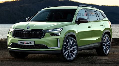 2024 Skoda Kodiaq Rendering Takes After Teasers, SUV Debuts October 4