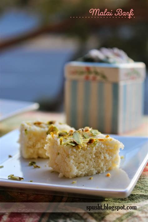 Spusht: Malai Barfi (Milk Cake) | Indian Sweets