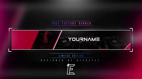 Music Youtube Banner Template