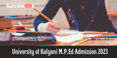 University of Kalyani M.P.Ed Admission 2023 Notification, Dates