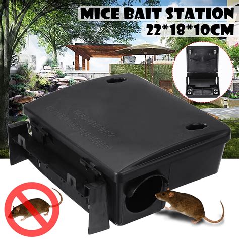 High Sensitive Mouse Trap Box Rat Mice Bait Station Pest Trap Humane ...