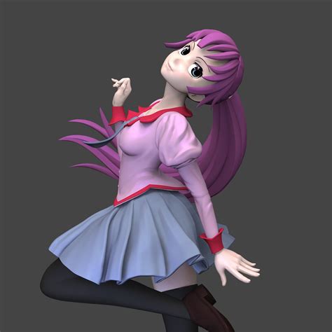 ArtStation - Bakemonogatari character modeling