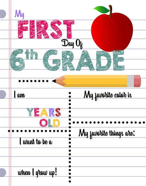 First Day of School Printable Sign Custom Print Outs - Busy Loving Life