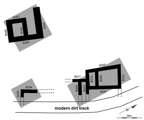 Schematic map of the Iron Age IIA architecture in Area B (B1 on the ...