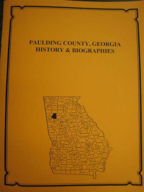 Paulding County, Georgia History and Biographies - Southern Genealogy Books