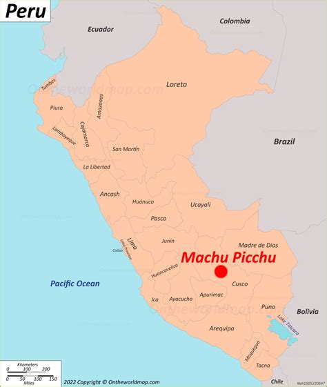 Machu Picchu Map | Peru | Detailed Maps of Machu Picchu