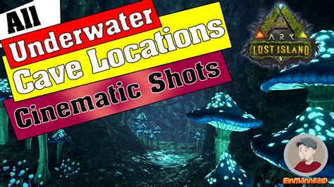 ARK: Lost Island • All Underwater Cave Locations (Pearlcave patched see ...