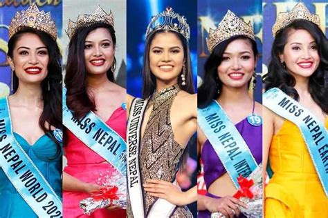 Team Nepal For International Beauty Pageants In 2021