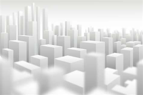 3d White City Images - Free Download on Freepik