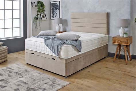 Divan Bed Frame with Headboard, 2 Drawers and Optional Mattress Offer ...