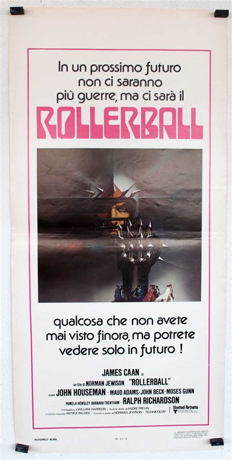 "ROLLERBALL" MOVIE POSTER - "ROLLERBALL" MOVIE POSTER