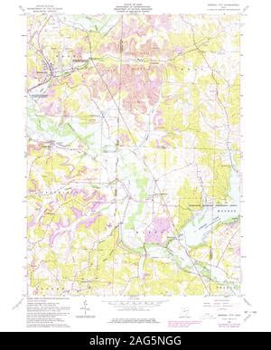 Mineral City, Ohio, map 1961, 1:24000, United States of America by ...