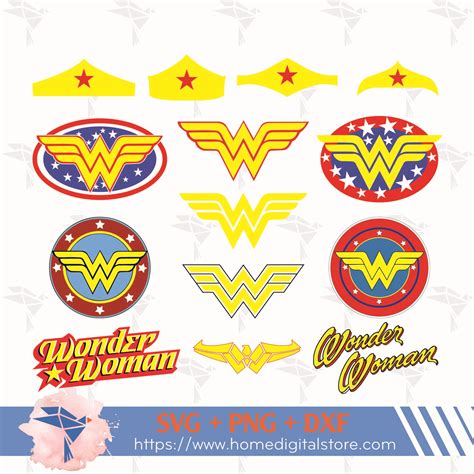 Wonder Woman Logo SVG, Wonder Woman Logo Cut Files SVG, PNG, Instant ...