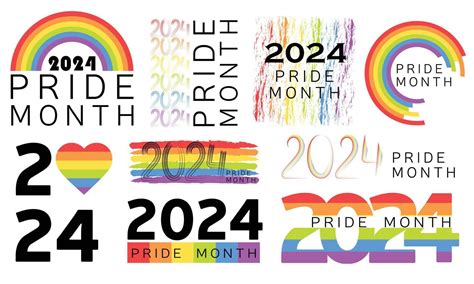 Pride Month 2024 Calendar Printable - Adrea Ardella