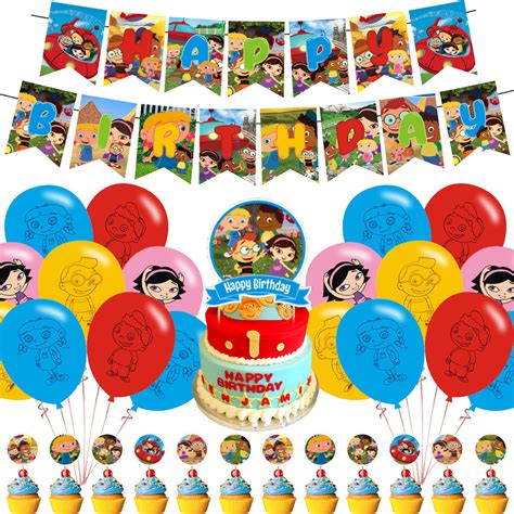 Buy Little Einsteins Birthday Party Decorations, Caroon Little ...