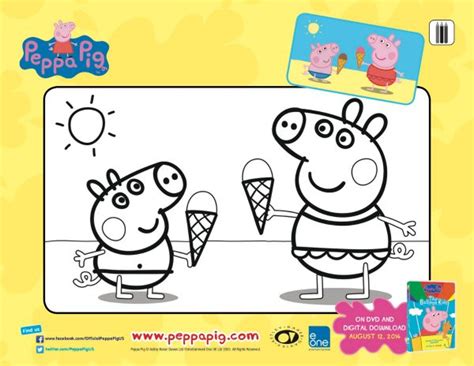 Free Printable Peppa Pig Coloring Page - Mama Likes This