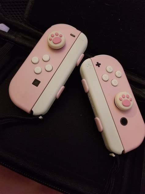 Custom Pastel Pink Nintendo Switch Joy-Con JoyCon Controllers | Etsy