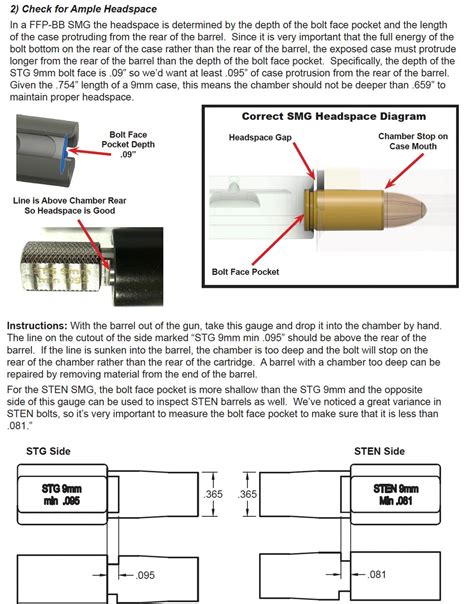 9mm SMG Chamber and Headspace Gauge - BRP CORP