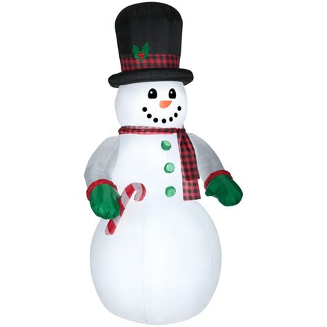 Holiday Time 10ft Snowman Inflatable - Walmart.com