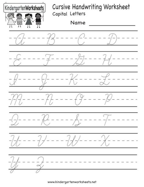 ️Cursive Writing Capital Letters Worksheets Free Download| Gambr.co