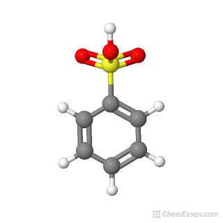 BENZENESULFONIC ACID Structure - C6H6O3S - Over 100 million chemical ...