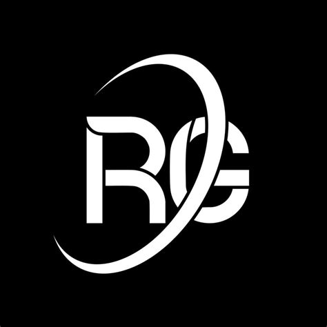 RG logo. R G design. White RG letter. RG letter logo design. Initial ...