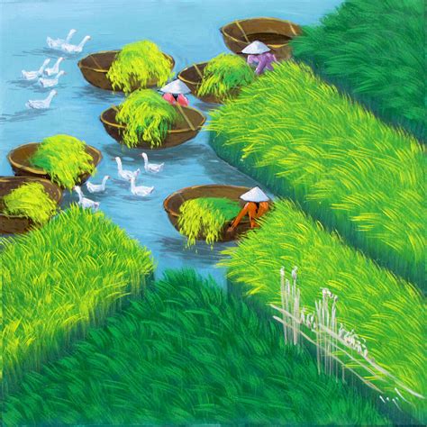 Modern Asian Landscape Painter To Ngoc | Vietnam Artist