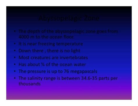 Abyssopelagic zone