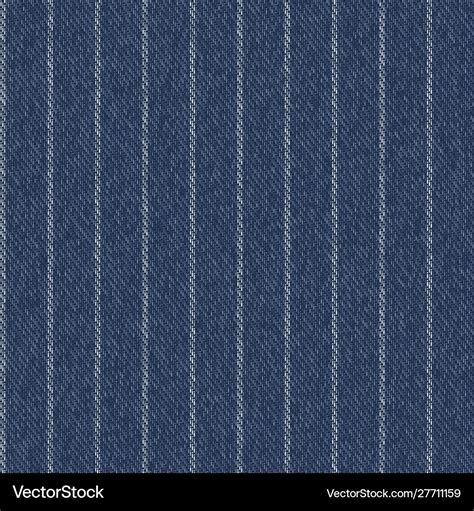 Pinstriped denim fabric texture seamless pattern Vector Image