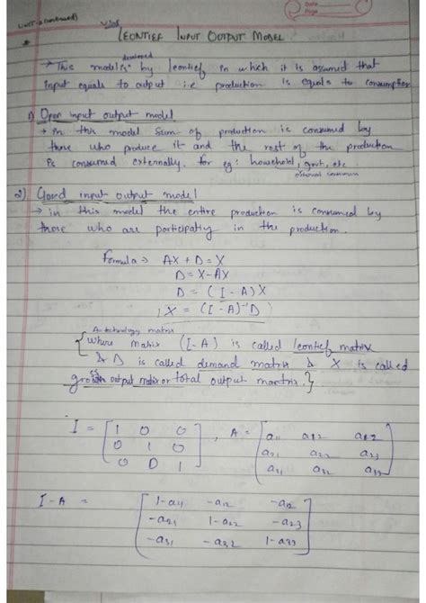 SOLUTION: Leontief input output model - Studypool